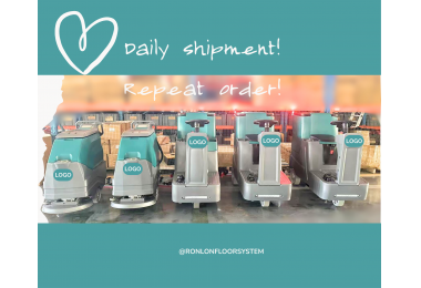 RONLON floor scrubbers will be shipped to Canada